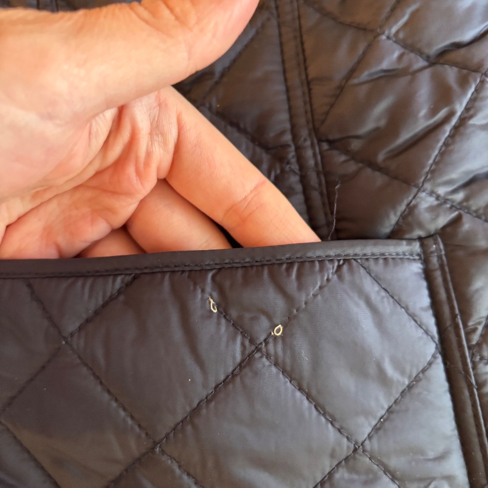 Burberry Brit Navy Quilted Jacket Small - Picture 4 of 11